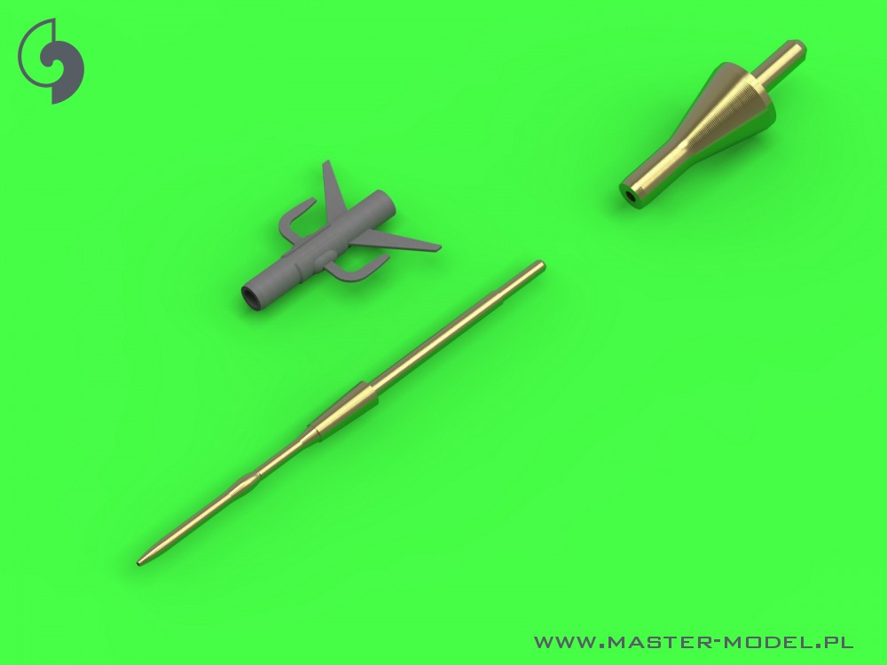 Aircraft detailing sets (brass) 1/72 Mikoyan MiG-31 Foxhound - Pitot Tube (designed to be used with ICM and Zvezda kits) 