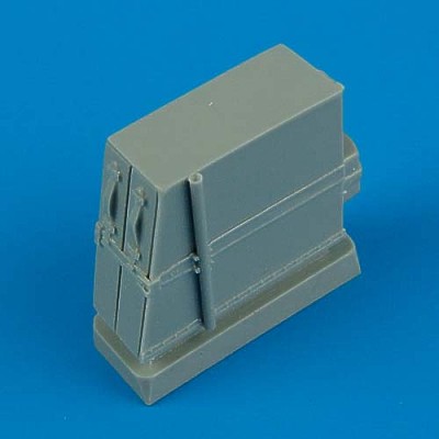 Additions (3D resin printing) 1/32 Messerschmitt Bf-109E ammunition boxes (designed to be used with Eduard kits) 