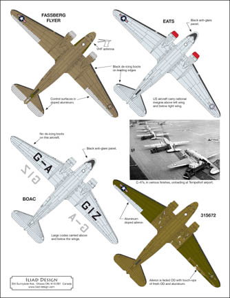Decal 1/72 Berlin Airlift Douglas C-47A 'Fassberg Flyer' (Iliad Design)