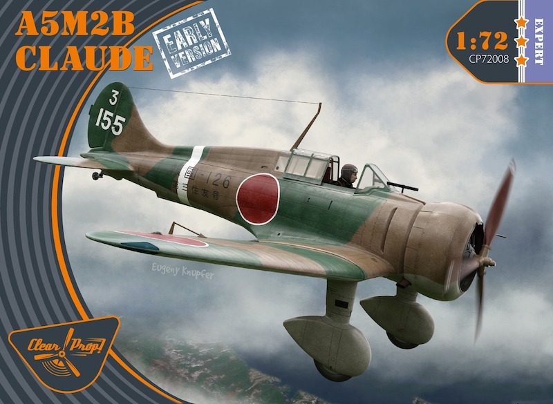Model kit 1/72Mitsubishi A5M2b Claude early version (Clear Prop)