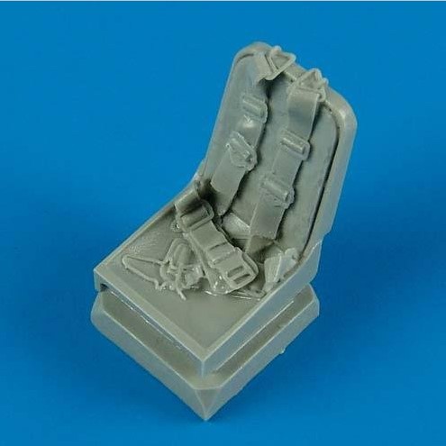 Additions (3D resin printing) 1/32 Messerschmitt Me-262A seat with seatbelts (designed to be used with Hasegawa and Trumpeter kits) 