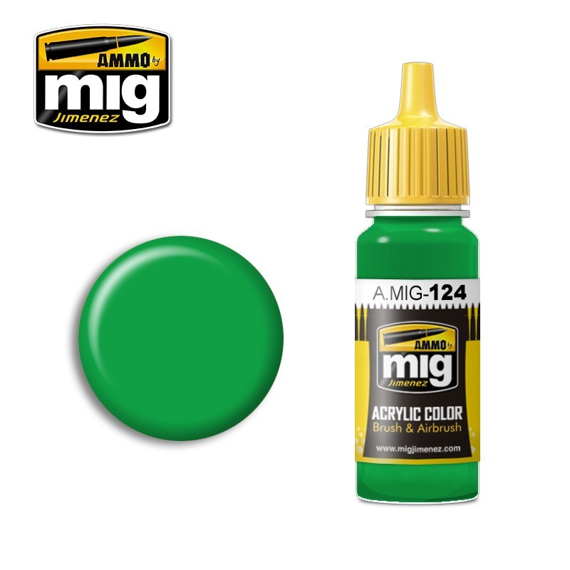 Acrylic paint Lime Green (Ammo Mig) (17ml) 