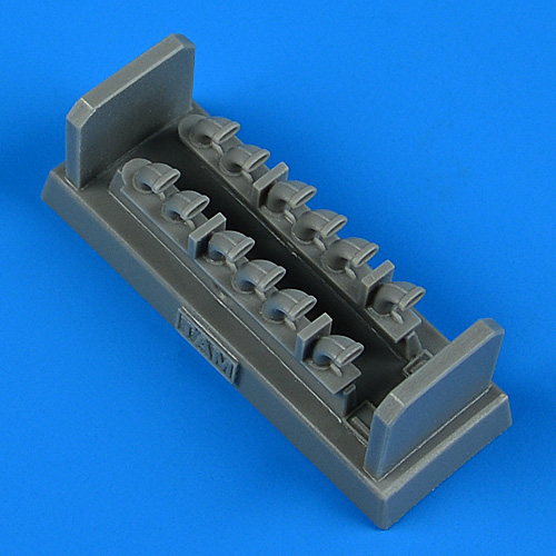 Additions (3D resin printing) 1/48 Focke-Wulf Fw-190D-9 exhaust (designed to be used with Tamiya kits)