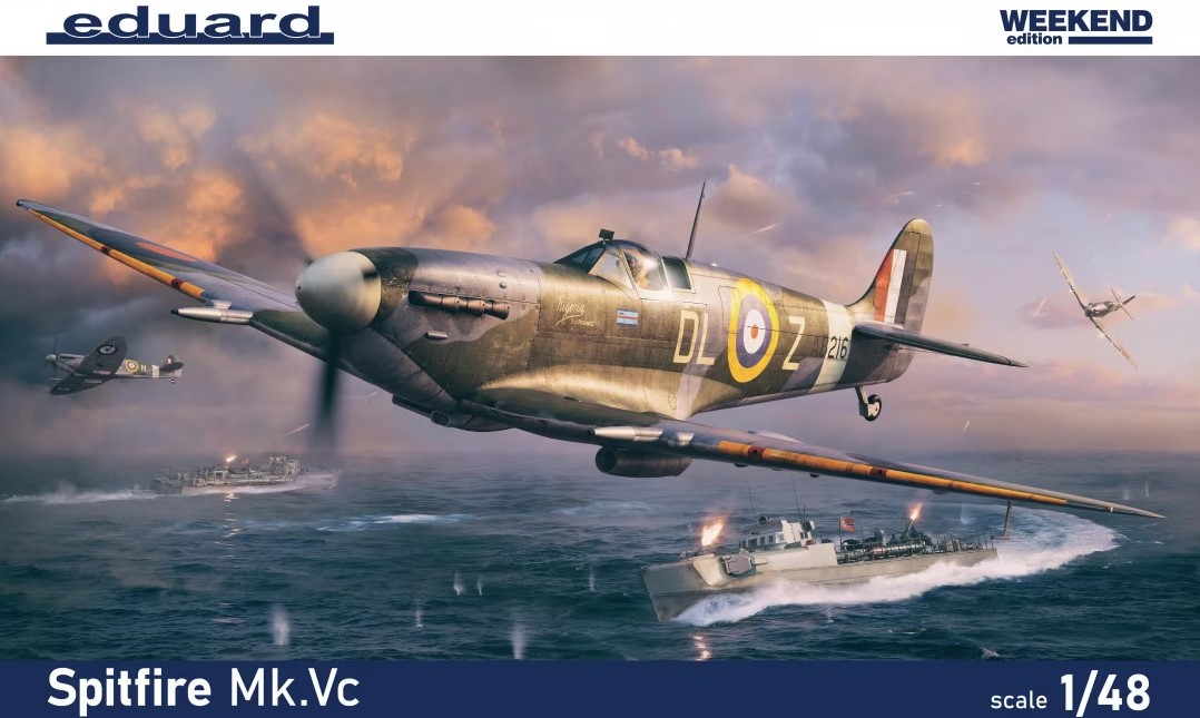 Model kit 1/48 Supermarine Spitfire Mk.Vc The Weekend edition kit  (Eduard kits)