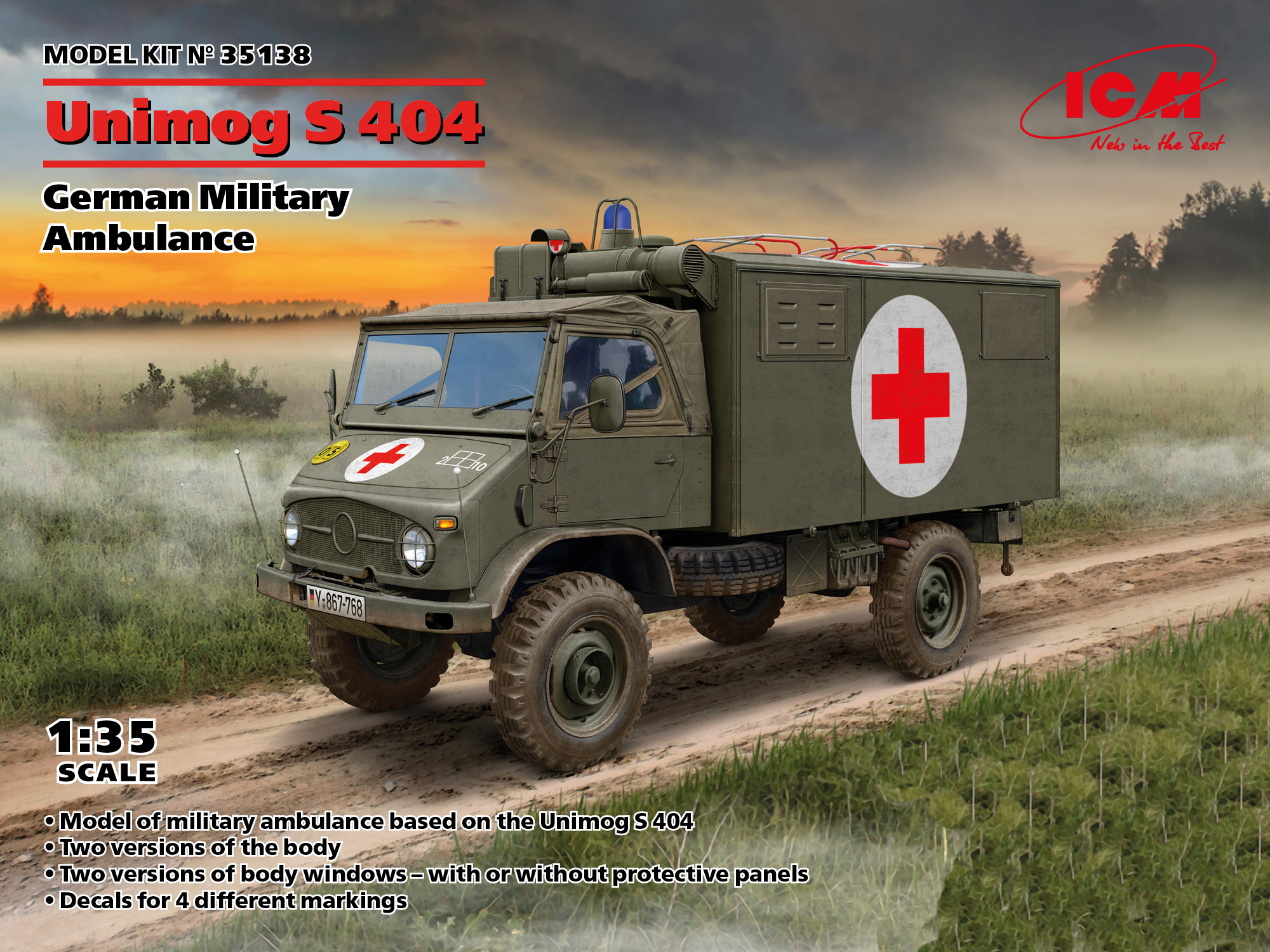 Model kit 1/35 Unimog S 404 (ICM)