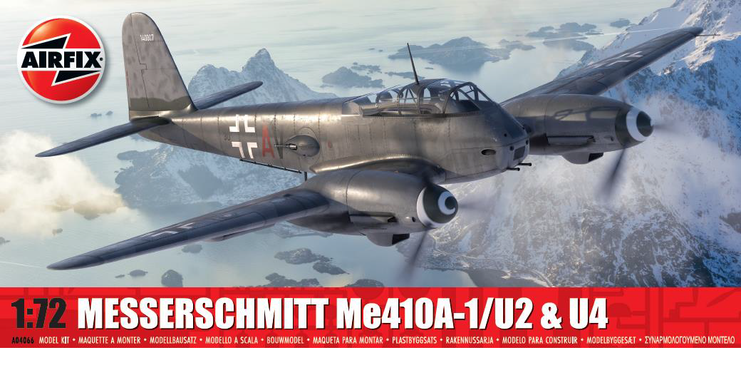 Model kit 1/72  Messerschmitt Me-410A-1/U-2 & U4 (Airfix)