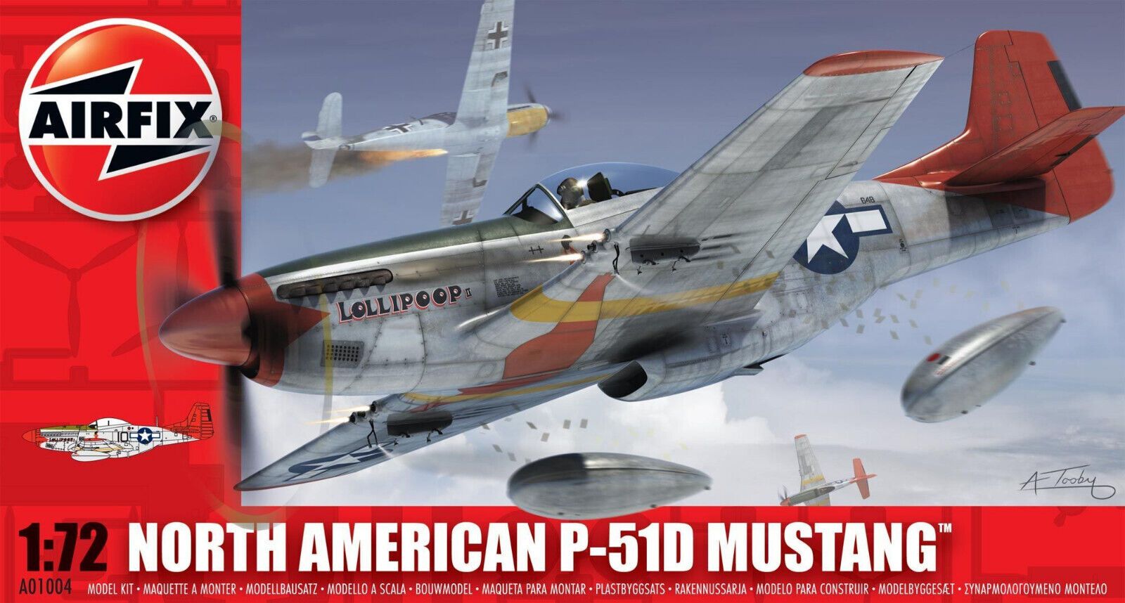 Model kit North-American P-51D Mustang (Airfix)