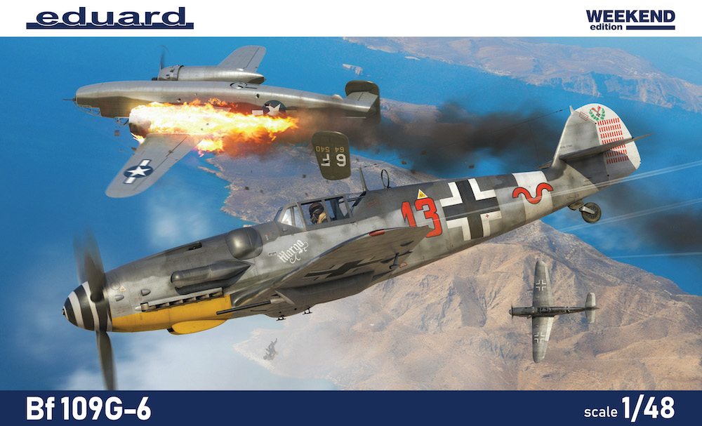 Model kit 1/48 Messerschmitt Bf-109G-6 Weekend edition (Eduard kits)