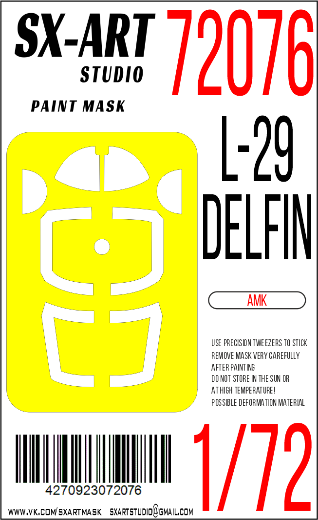 Paint Mask 1/72 L-29 Delfin (AMK)