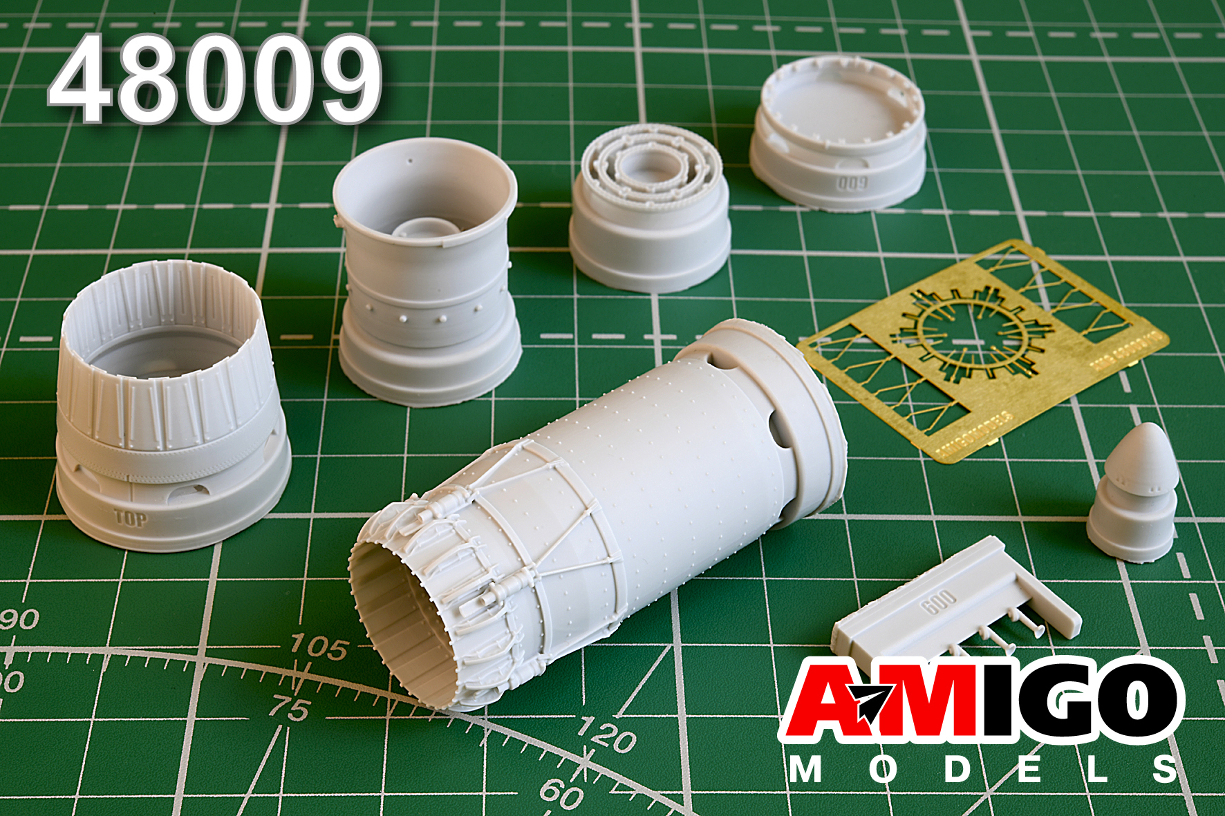 Additions (3D resin printing) 1/48 R-35 engine nozzle MiG-23ML /MLA/ MLD, MiG-23P, MiG-23MS (Amigo Models)
