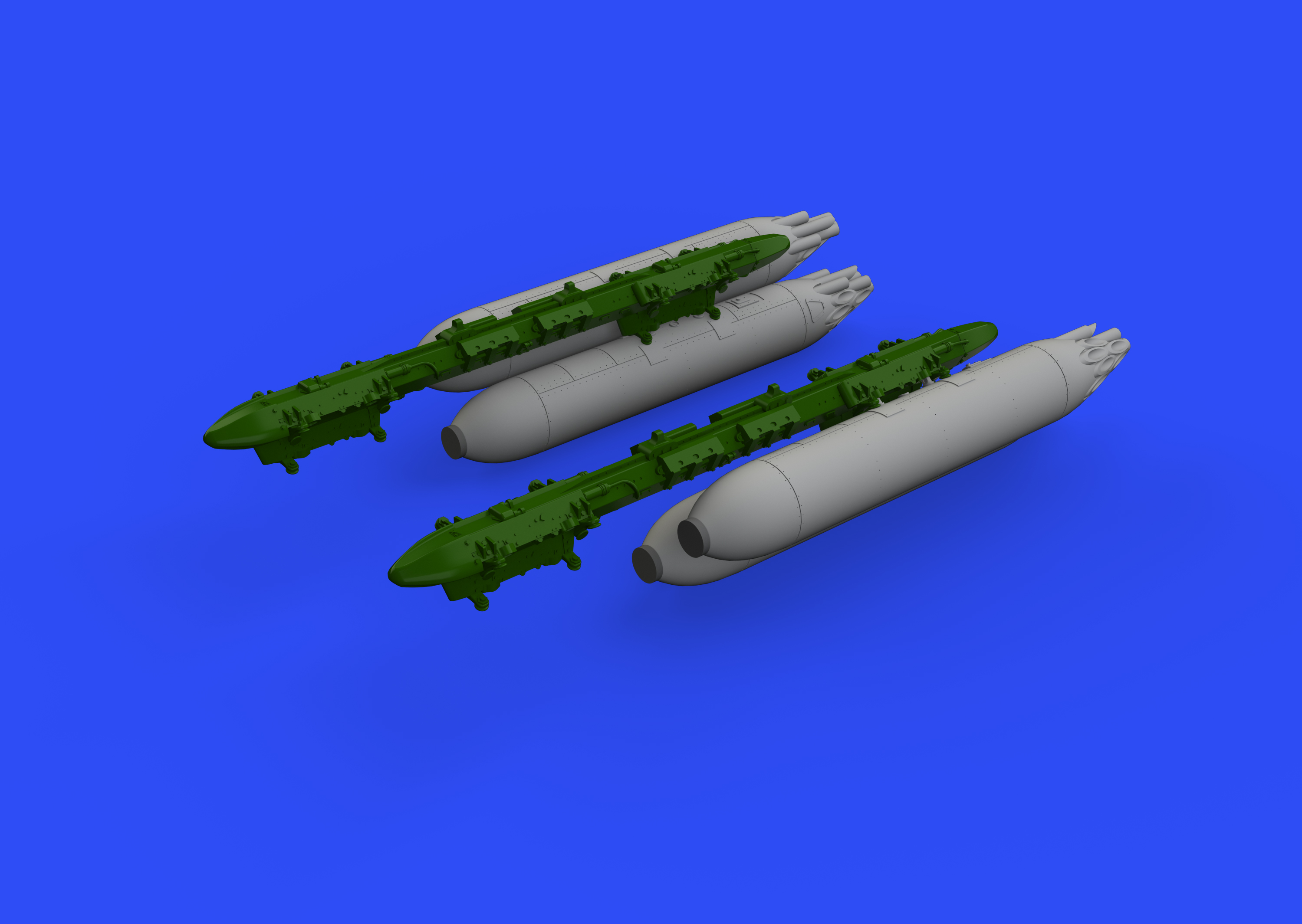 Additions (3D resin printing) 1/48 SUU-7 dispenser with extended tubes 