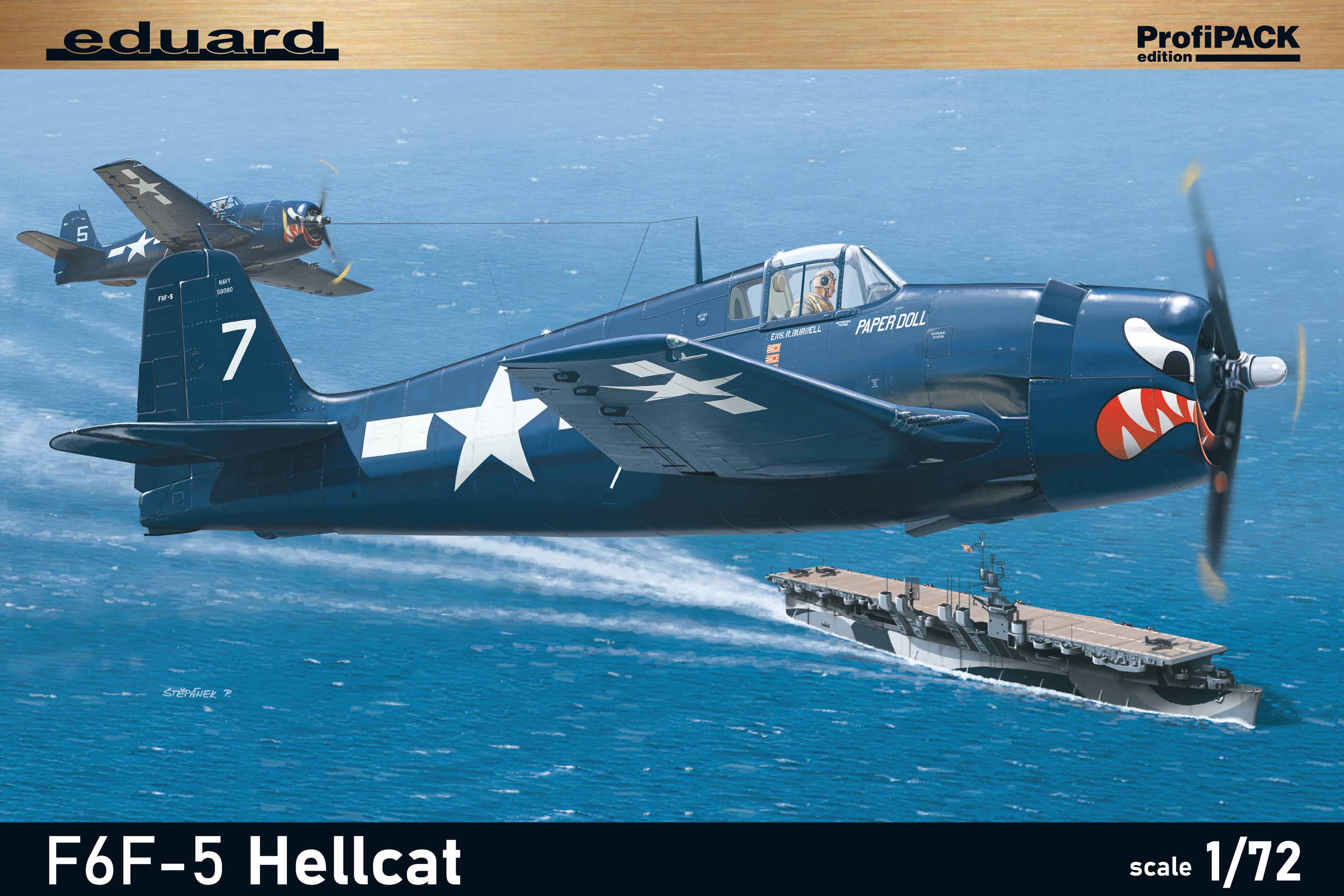 Model kit 1/72 Grumman F6F-5 Hellcat The ProfiPACK edition (Eduard kits)