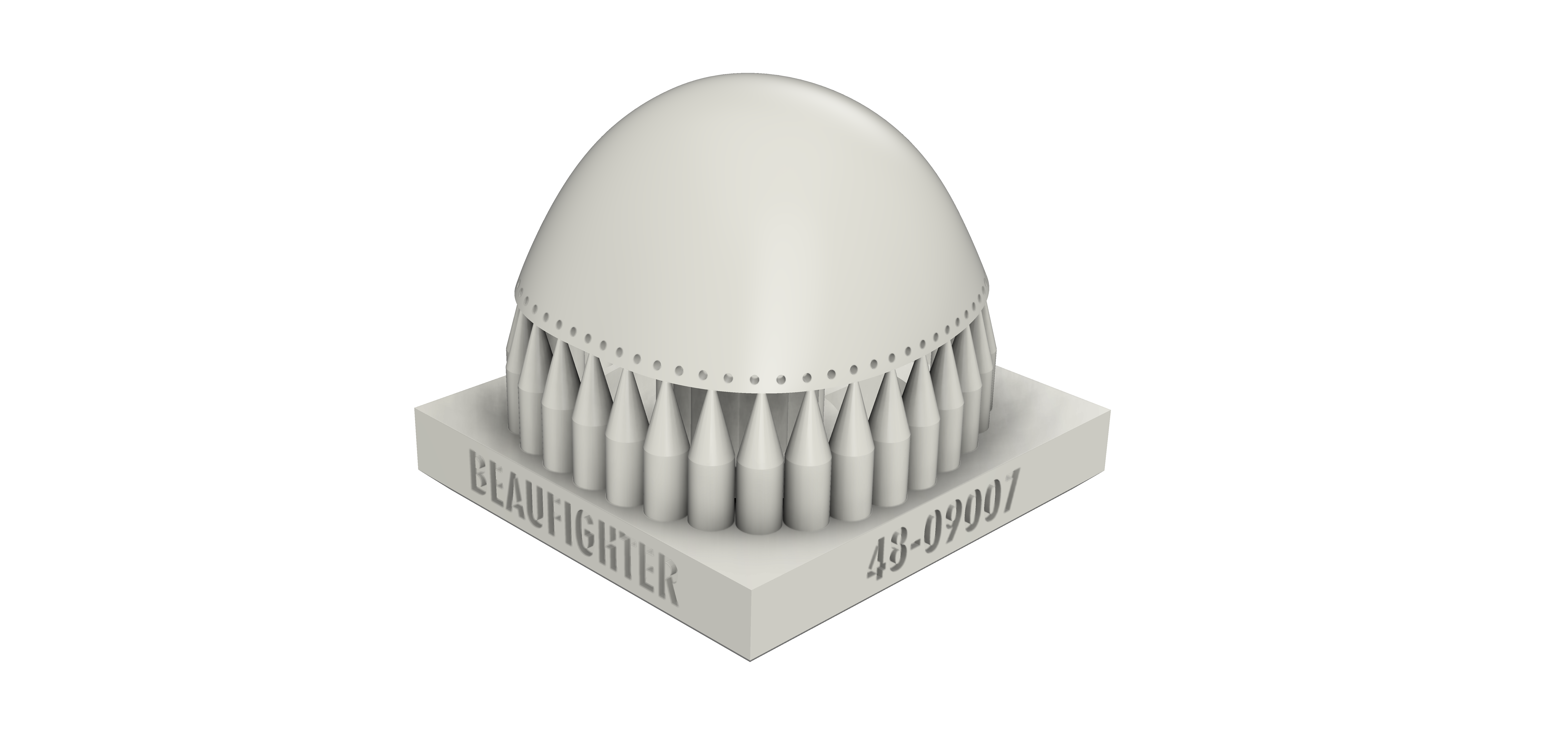 Additions (3D resin printing) 1/48 BRISTOL BEAUFIGHTER nose (RESArm)