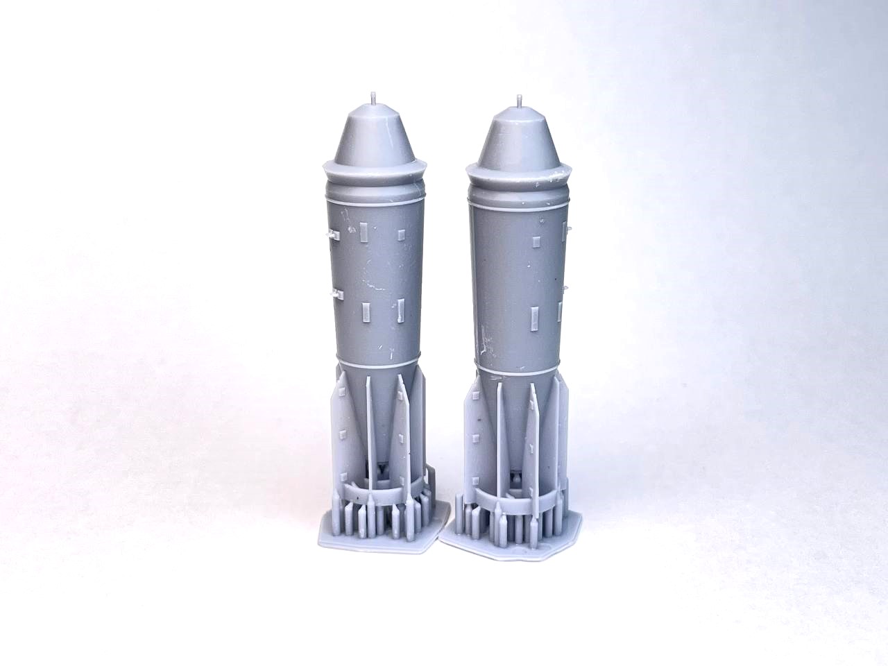 Additions (3D resin printing) 1/72 FAB-3000M54 bombs (2pcs) (Mazhor Models)