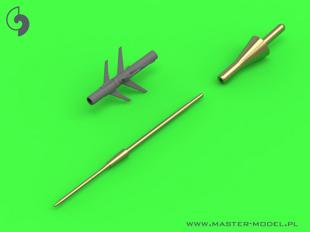 Aircraft detailing sets (brass) 1/72 Mikoyan MiG-25 Foxbat (all versions except PD/PDS) - Pitot Tube 