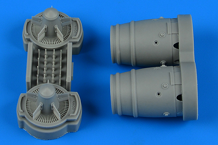 Additions (3D resin printing) 1/48 Sukhoi Su-25 Frogfoot exhaust nozzles (designed to be used with Zvezda kits)