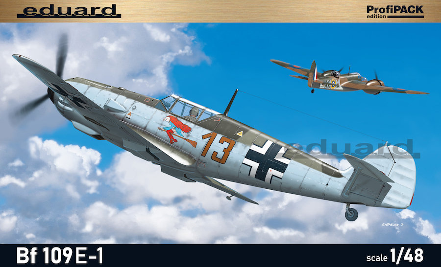 Model kit 1/48 Messerschmitt Bf-109E-1 (Eduard kits)