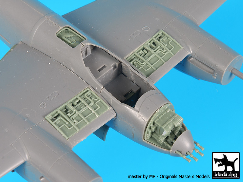 Additions (3D resin printing) 1/72 de Havilland Mosquito Mk.VI set N°1 (designed to be used with Tamiya kits)