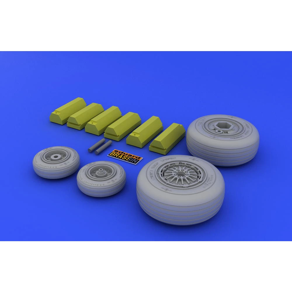 Additions (3D resin printing) 1/32        McDonnell F-4C/F-4D/F-4E/F-4F/F-4G wheels with weighted tyre effect (designed to be used with Tamiya kits) 