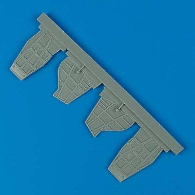 Additions (3D resin printing) 1/48 Curtiss SB2C Helldiver air scoops (designed to be used with Accurate Miniatures kits) 
