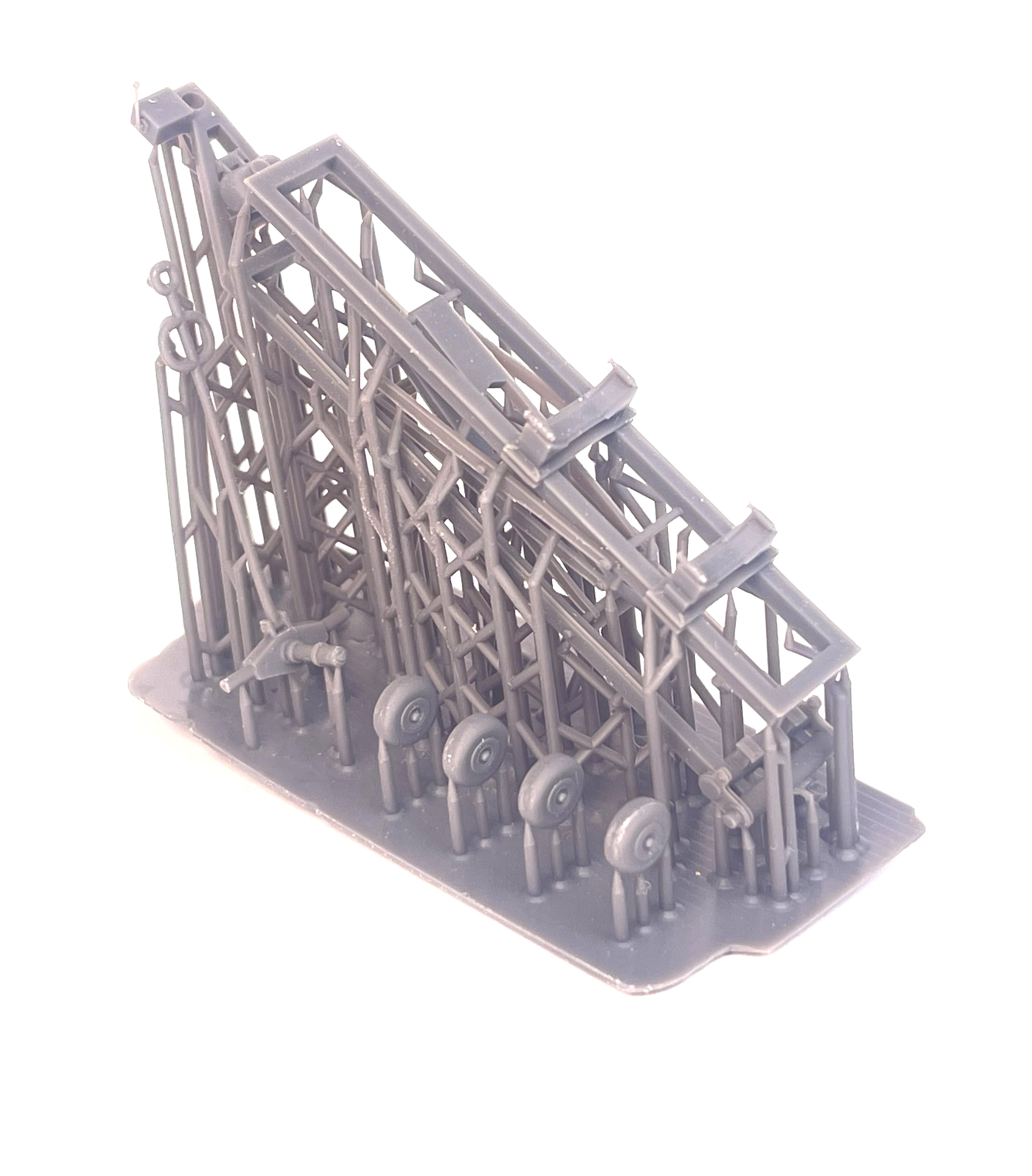 Additions (3D resin printing) 1/48 Cart for suspension and delivery of bombs (Mazhor Models)