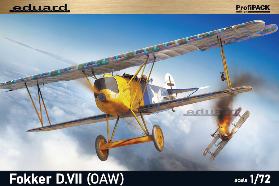 Model kit 1/72 Fokker D.VII (OAW)  PACK edition Weekend edition (Eduard kits)