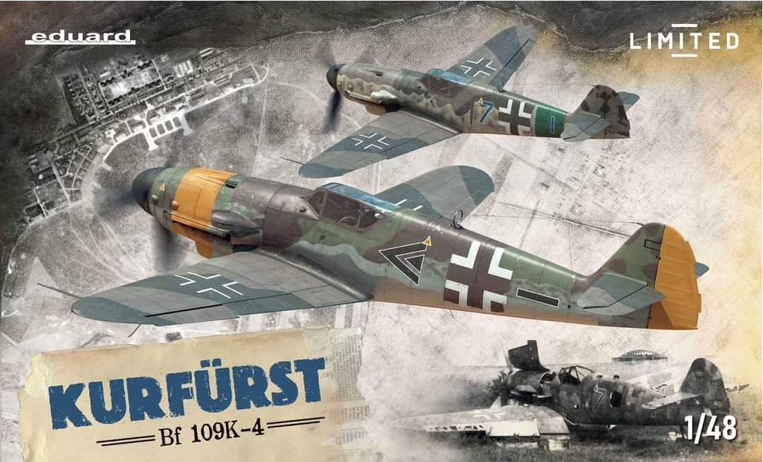 Model kit 1/48 Messerschmitt Bf-109K-4 KURFURST The Limited edition (Eduard kits)