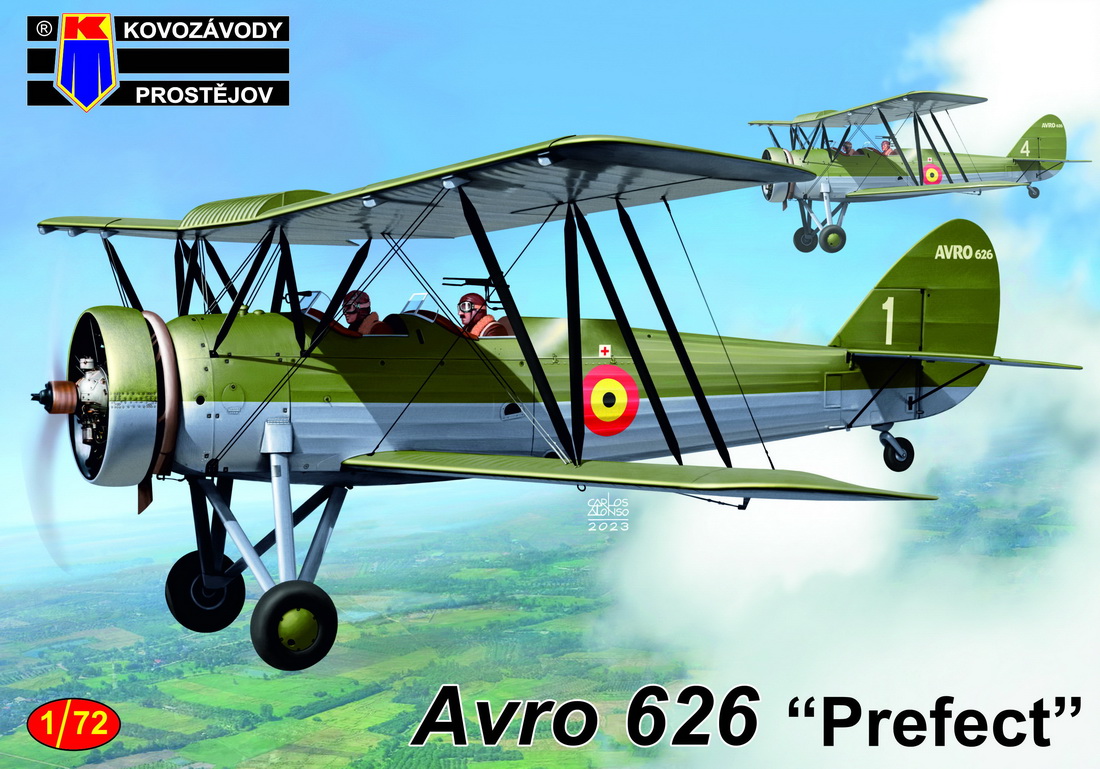 Model kit 1/72  Avro 626 'Prefect' re-box + new plastic parts, new (Kovozavody Prostejov)