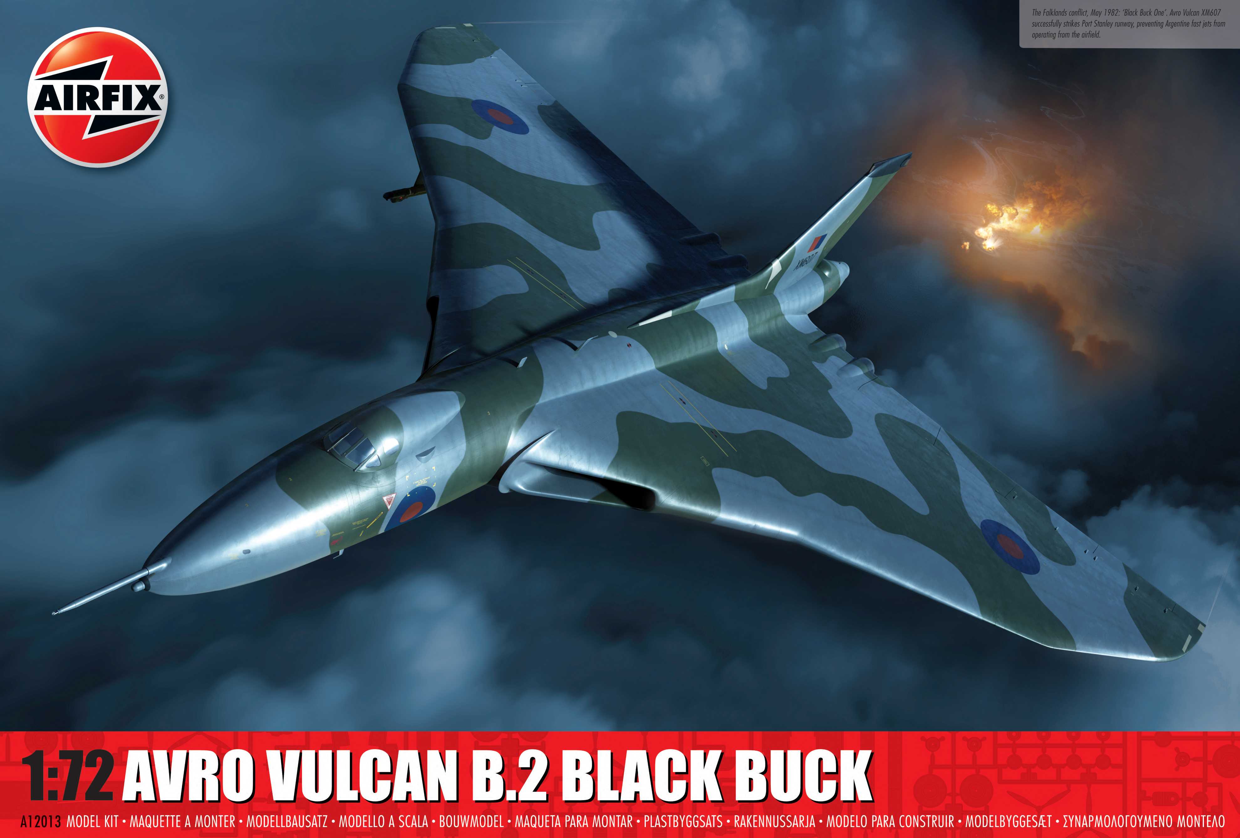 Model kit 1/72 Avro Vulcan B.2 BLACK BUCK (Airfix)
