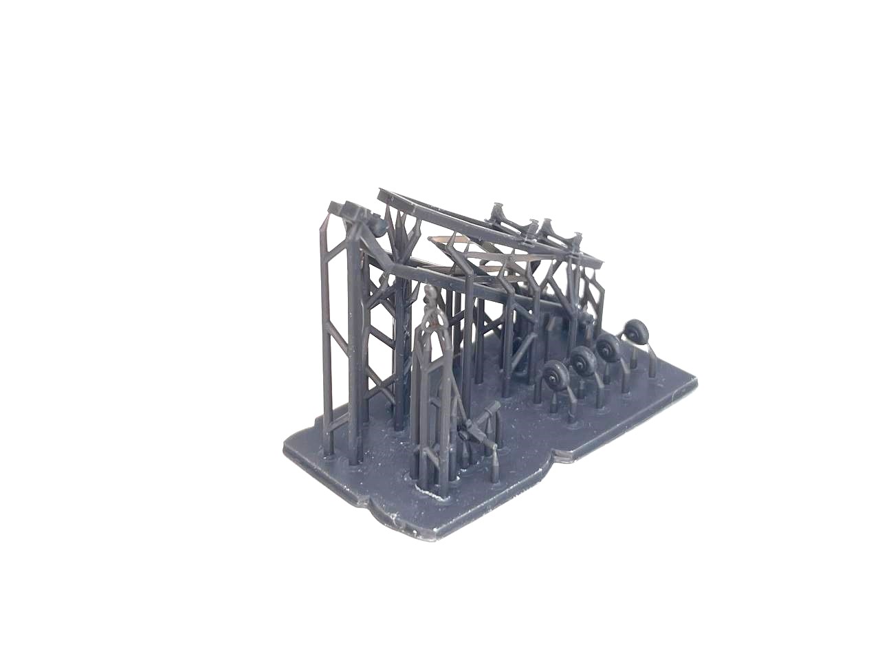 Additions (3D resin printing) 1/72 Cart for delivery and suspension of bombs (Mazhor Models)