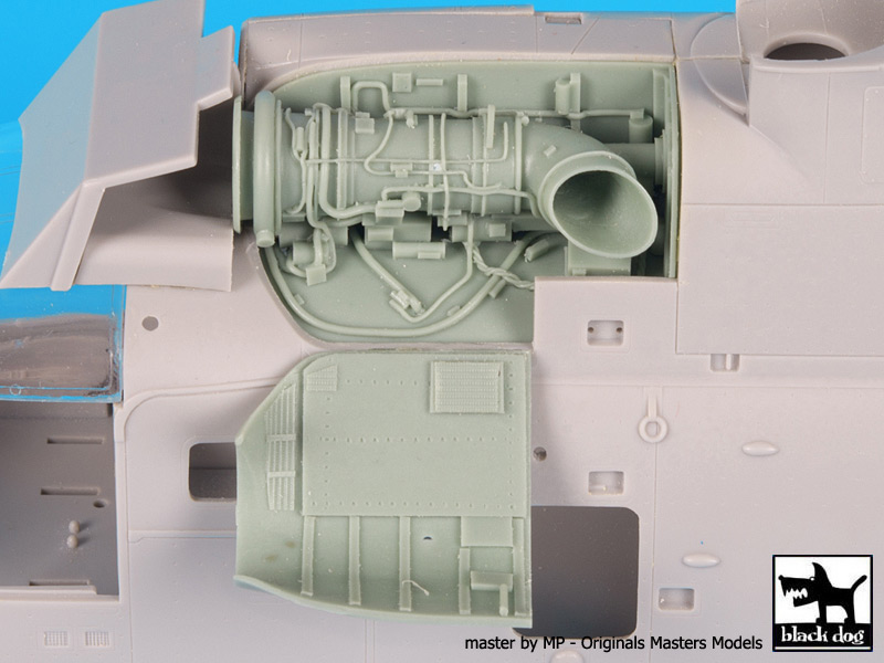 Additions (3D resin printing) 1/48 Sikorsky Sea King Big set (with Hasegawa kits)