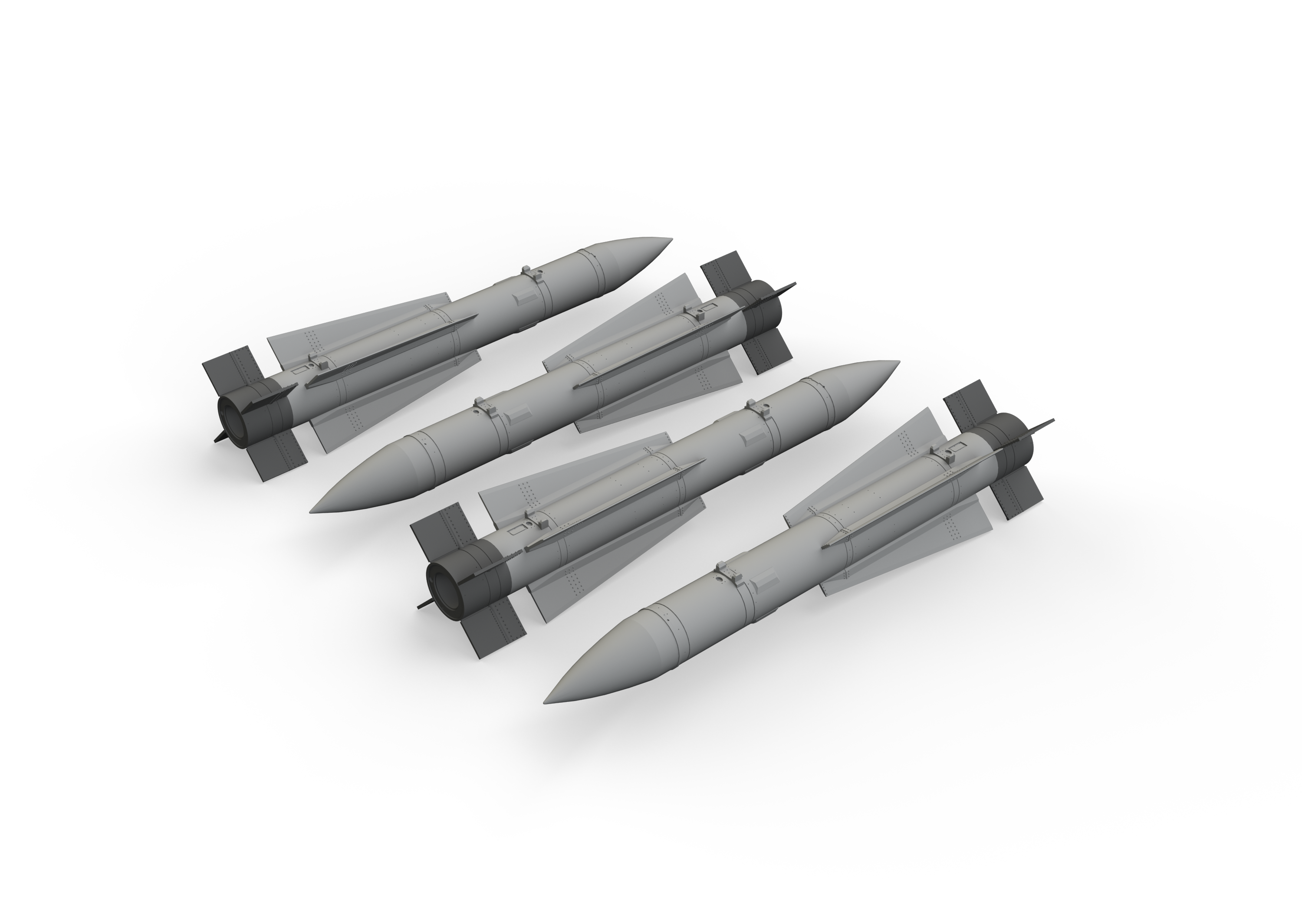 Additions (3D resin printing) 1/32 AIM-54A Phoenix