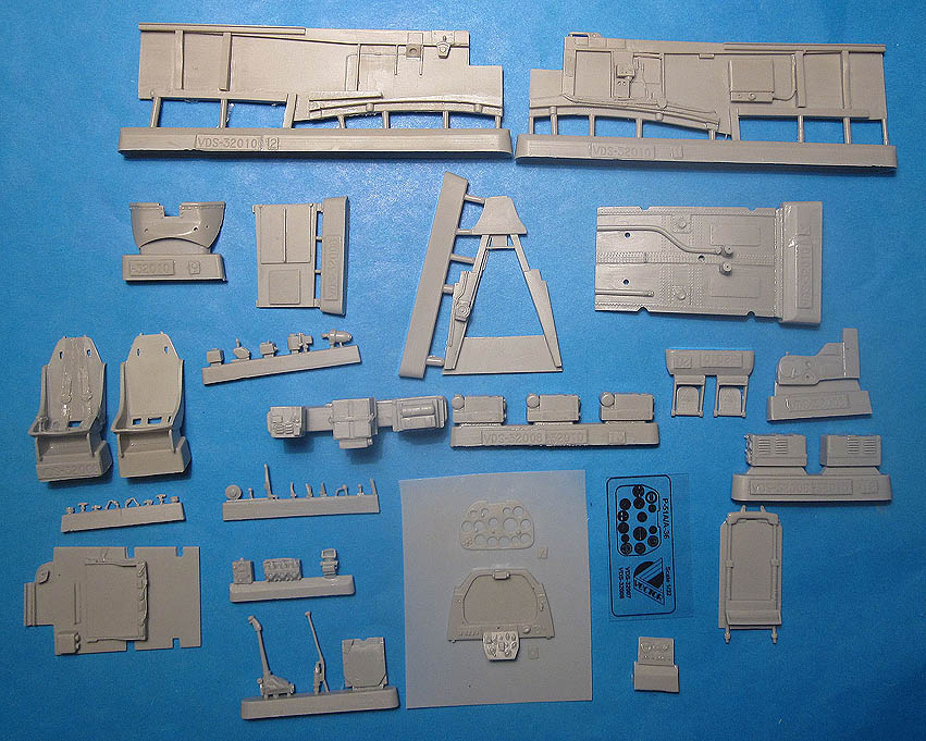 Additions (3D resin printing) 1/32 A-36A Mustang Cockpit Set (HOB kit) (Vector) 