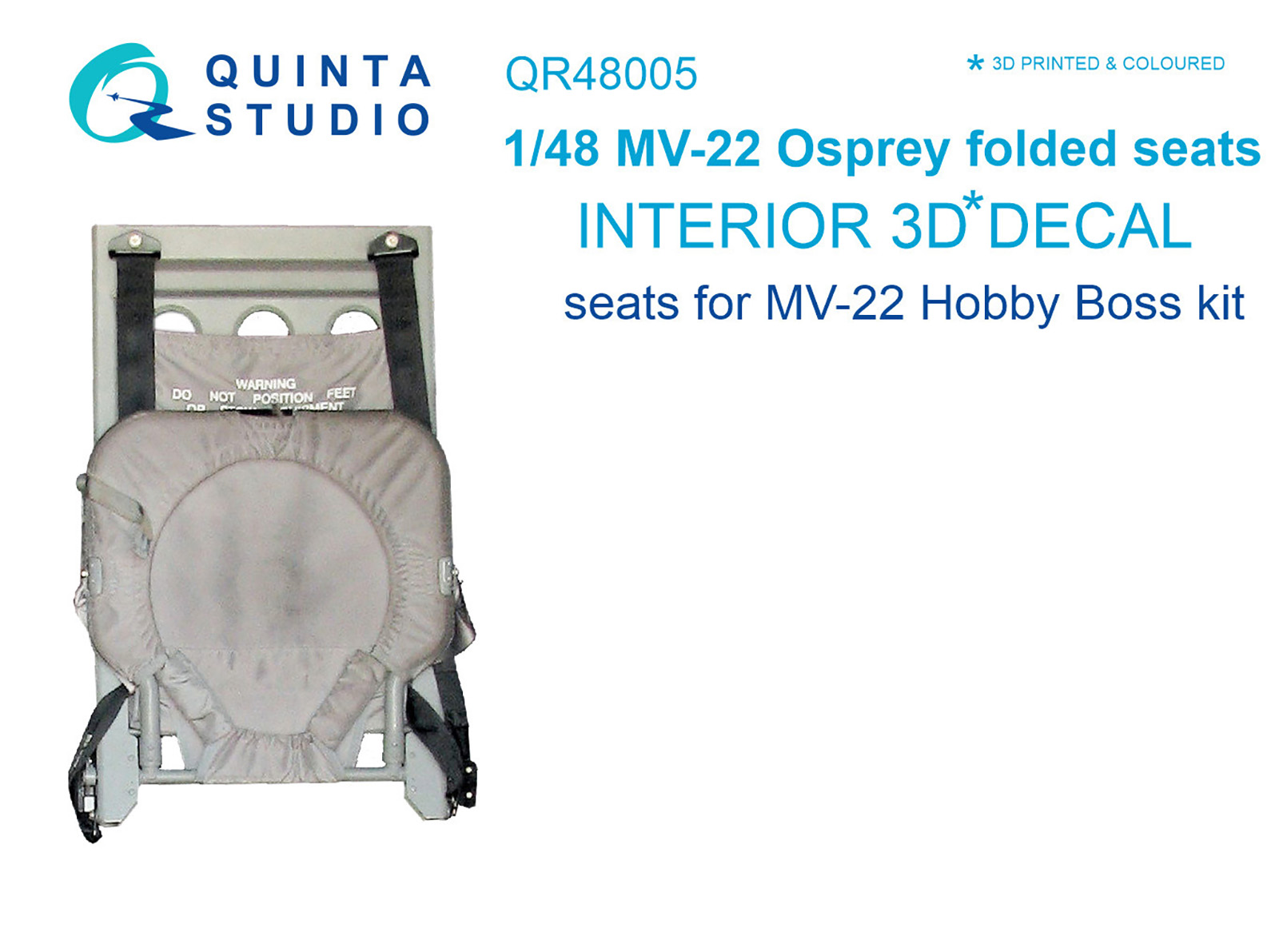 MV-22 Osprey folded seats (26 pcs) (for Hobby Boss kit)