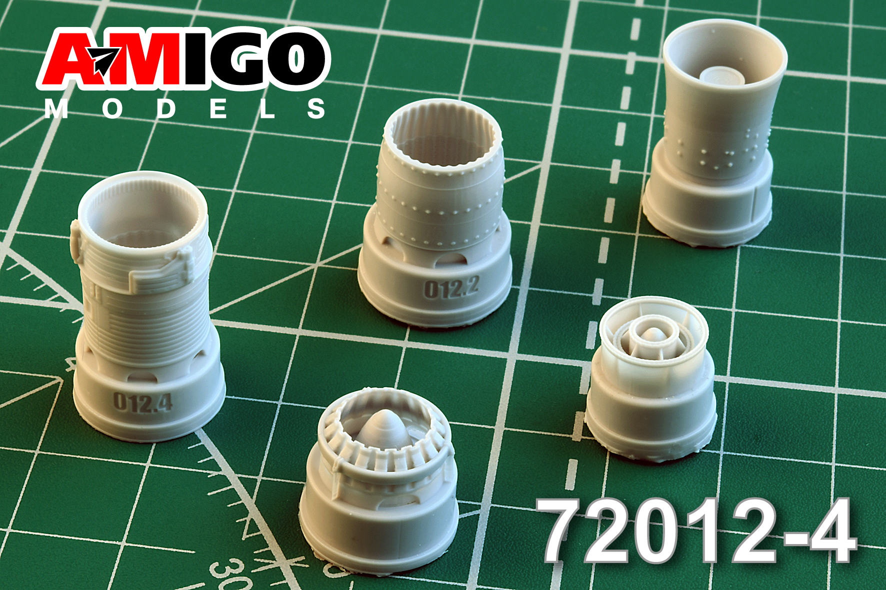Additions (3D resin printing) 1/72 Jet nozzle of R13F-300 engine of MiG-21SMT (Amigo Models)