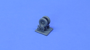 Additions (3D resin printing) 1/48 Wheels Bf-109 F-G2 type 4 collapsible star under load (KepModels) 