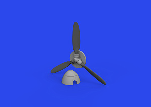 Additions (3D resin printing) 1/72 Messerschmitt Bf-109G propeller 3D-Printed (designed to be used with Eduard kits)