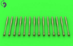 Aircraft detailing sets (brass) 1/32 Static dischargers - type used on Sukhoi jets (14pcs) (designed to be used with Trumpeter kits) [Su-27 Su-27UB Su-30MKK Su-25K Su-25UB] 