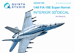 F/A-18E 3D-Printed & coloured Interior on decal paper (for Meng kit)