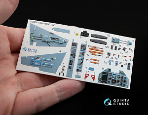 Su-25SM 3D-Printed & coloured Interior on decal paper (for Trumpeter kit)