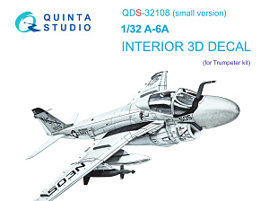 A-6A Intruder 3D-Printed & coloured Interior on decal paper (Trumpeter) (Small version)