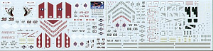 Decal 1/72 Boeing F/A-18F Super Hornet VFA-102 (3) (Astra Decals)