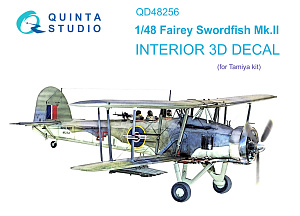 3D Декаль интерьера кабины Swordfish Mk.II (Tamiya)