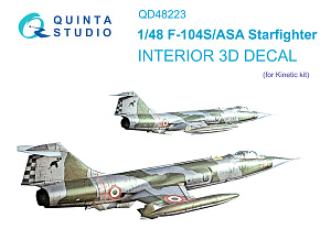 3D Декаль интерьера кабины F-104S/ASA (Kinetic)