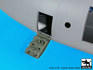 Additions (3D resin printing) 1/72 Lockheed C-130H Hercules radar+front door (designed to be used with Zvezda kits) 