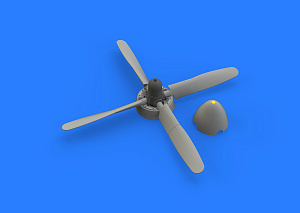 Additions (3D resin printing) 1/32 North-American P-51D Mustang New Tool propeller (designed to be used with Revell kits) 