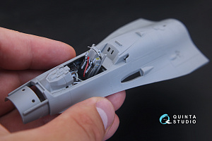 3D Декаль интерьера кабины F-16A (для модели Kinetic)