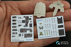 F-15C PAD-upgraded 3D-Printed & coloured Interior on decal paper with resin parts (GWH)
