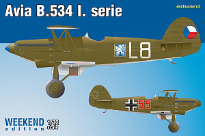 Model kit 1/72 Avia B-534/I serie Weekend edition (Eduard kits)