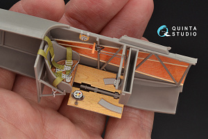 3D Декаль интерьера кабины Fokker Dr.1 (для модели Roden)